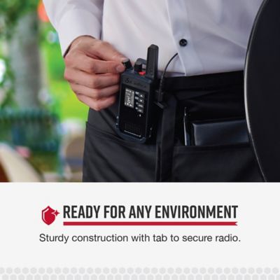Image showing  Swivel Holster and Belt Clip for Cobra Performa 400/450 2-Way Handheld Business Radios