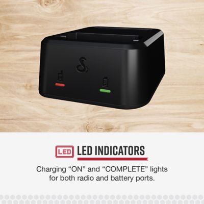 Image showing  Single Dock Charger for Cobra Performa 400/450 2-Way Handheld Business Radios