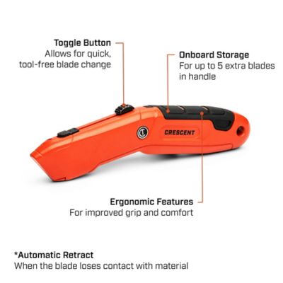 Image showing  1 in. Auto Retracting Safety Utility Knife