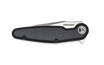 Image showing  3-1/2 in. Harpoon Blade Composite Handle Pocket Knife, Black