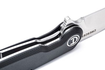 Image showing  3-1/2 in. Harpoon Blade Composite Handle Pocket Knife, Black