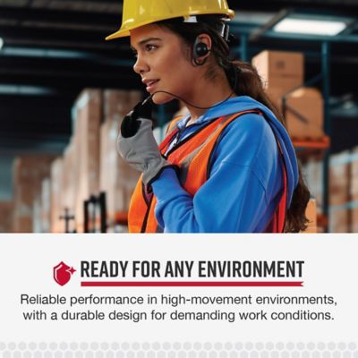 Image showing  D-Style Earpiece for Cobra Performa 400/450 2-Way Handheld Business Radios and Select Non-Cobra Devices