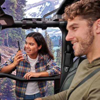 Image showing 5 th Cobra TrailBlazer 250 GMRS 2-Way Radios, 2-Pack, Orange/Black