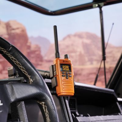 Image showing 6 th Cobra TrailBlazer 250 GMRS 2-Way Radios, 2-Pack, Orange/Black