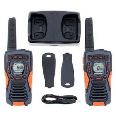 Image showing  ACXT1035R FLT Floating Waterproof 2-Way Radios, 37 Mile-Range, Multicolored, 2-Pack