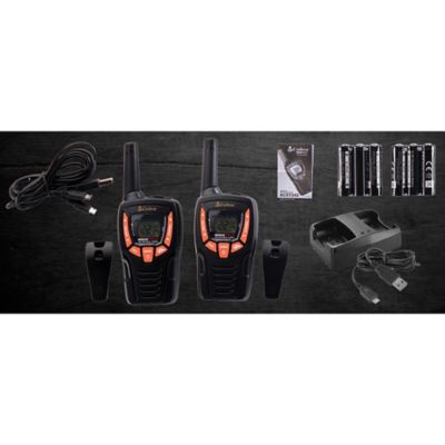 Image showing  MicroTALK GMRS/FRS Walkie Talkies Pair, 23 Mile Range, Black