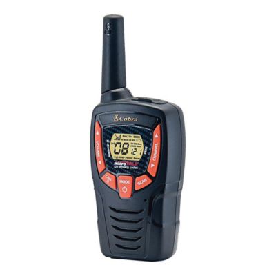 Image showing 7 th Cobra MicroTALK GMRS/FRS Walkie Talkies Pair, 23 Mile Range, Black