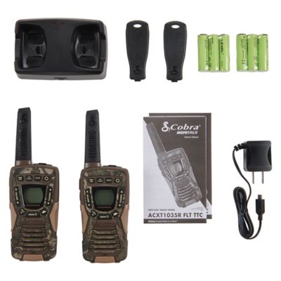 Image showing  ACXT1035R FLT Floating Waterproof 2-Way Radios, 37 Mile-Range, Camouflage, 2-Pack