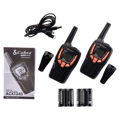 Image showing  ACXT345 Weather-Resistant 2-Way Radio, 25 Mile Range, 2-Pack