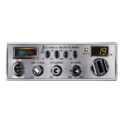 Cobra 40-Channel AM/FM Compact Professional CB Radio with Microphone ...