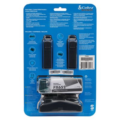 Image showing  PX650 Pro Business 2-Watt FRS 2-Way Radios with Surveillance Headset, 42 Mile Range, 2-Pack