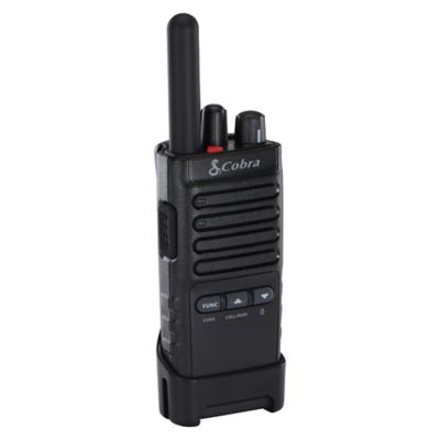 Image showing 7 th Cobra PX650 Pro Business 2-Watt FRS 2-Way Radios with Surveillance Headset, 42 Mile Range, 2-Pack
