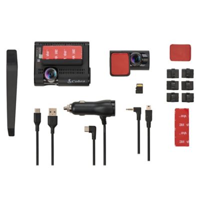 Image showing  SC 250R Front 4K Smart Dash Cam with 1080p Rear Accessory Cam, GPS, Wi-Fi, and microSD Card