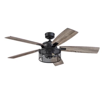 Honeywell 52 in. Carnegie Ceiling Fan Matte Black