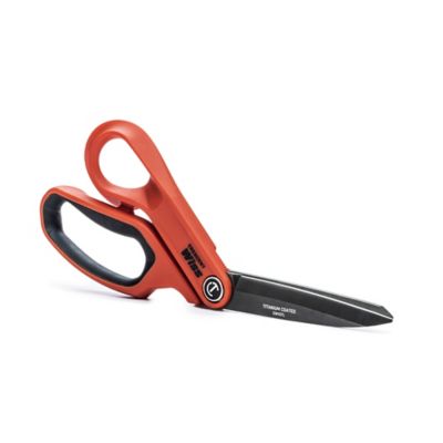 Image showing  WISS 10 in. Titanium Coated Offset Left Hand Tradesman Shears