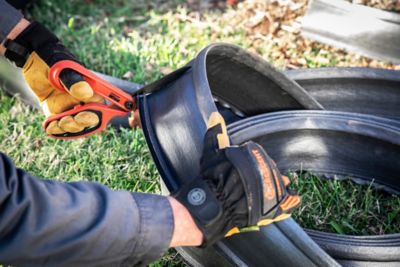 Image showing 5 th Crescent WISS 10 in. Titanium Coated Offset Left Hand Tradesman Shears