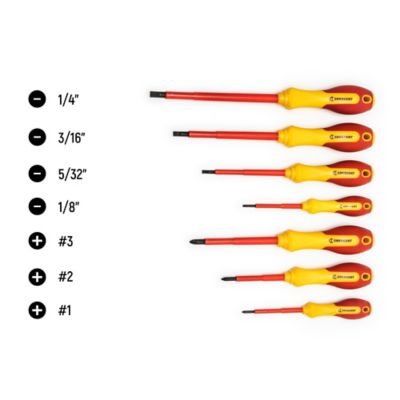 Image showing  7 pc. VDE Insulated Screwdriver Set