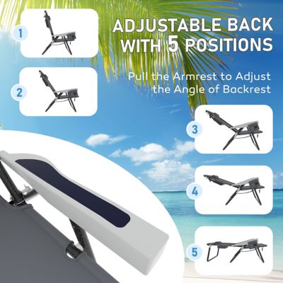 Image showing  Backpack Beach Chair Pack, Folding Heavy-Duty Camping Chair