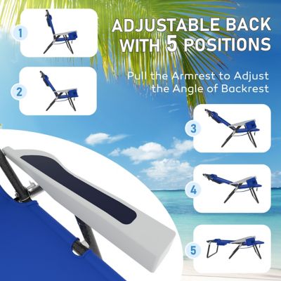 Image showing  Backpack Beach Chair Pack, Folding Heavy-Duty Camping Chair
