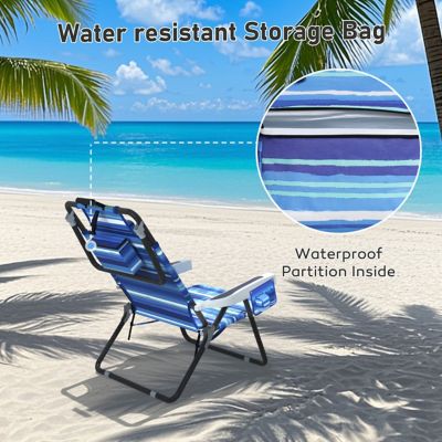 Image showing  Backpack Beach Chair Pack, Folding Heavy-Duty Camping Chair