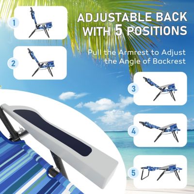 Image showing  Backpack Beach Chair Pack, Folding Heavy-Duty Camping Chair