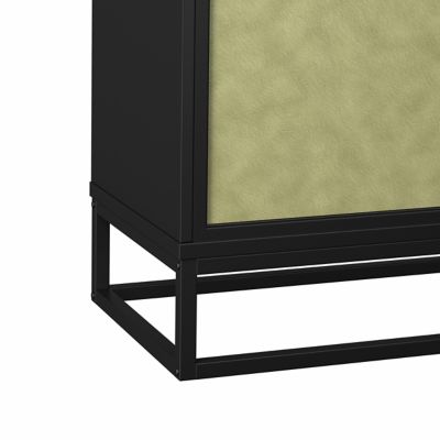 Image showing 9 th Veikous 4-Door Accent Buffet Storage Cabinet, 61.5 in. W x 33 in. H x 15.4 in. D