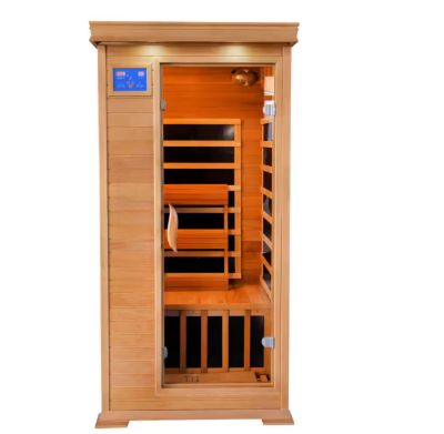 Veikous Andora Personal Indoor Home Sauna, 2-Person, Heater Box with Light Therapy