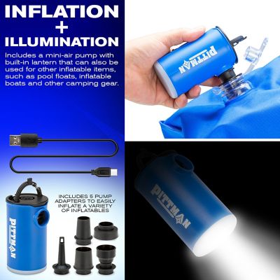 Image showing 5 th Pittman Outdoors Bronco Air Mattress with Built-in Air Pump