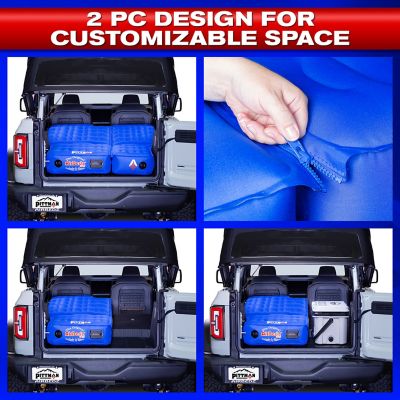 Image showing 9 th Pittman Outdoors Bronco 2 pc. Air Mattress with Built-in Rechargeable Air Pump