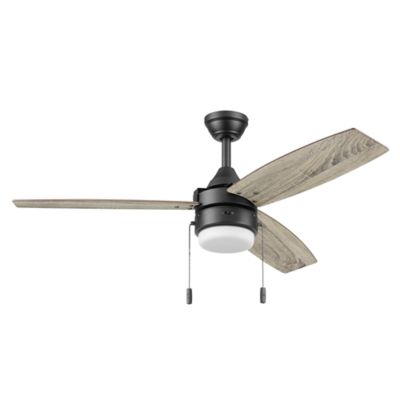 Honeywell 48 in. Indoor Berryhill Ceiling Fan, 4,412 CFM, Matte Black