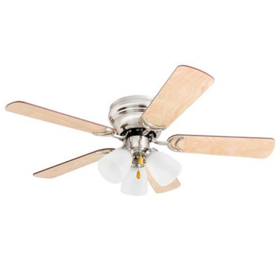Prominence Home 42 in. Whitley Ceiling Fan Satin Nickel