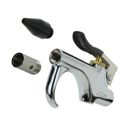 Image showing 5 th Milton 1/4 in. NPT Lever Hook Blow Gun with Rubber Tip and Safety Air Nozzle