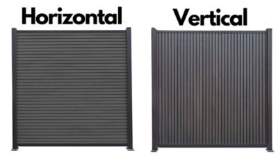 Image showing  6 ft. Riviera Capped Composite Privacy Fence Panel, Brown, 400004105