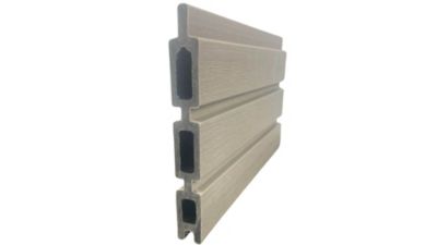 Image showing  6 ft. Riviera Capped Composite Privacy Fence Panel, Teak, 400004106