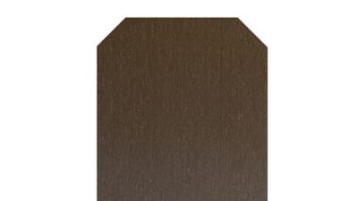 Frame It All 8 ft. Capped Composite Dog-Ear Fence Picket, Mahogany, 400001103-8DE