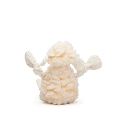 Image showing  HuggleFleece FlufferKnottie Louise Lamb Plush Dog Toy, Small