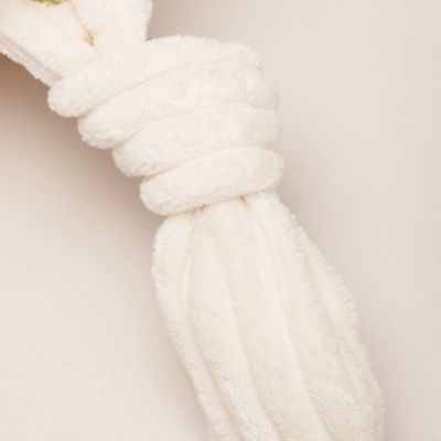 Image showing  HuggleFleece FlufferKnottie Louise Lamb Plush Dog Toy, Small