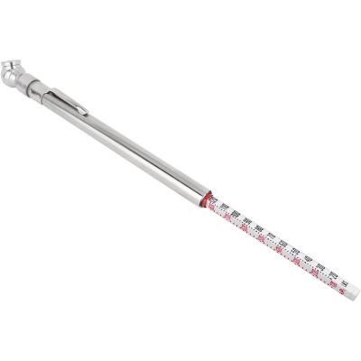 Image showing 1 th Milton 20-120 PSI Tire Pressure Gauge, Single Ball-Head Air Chuck