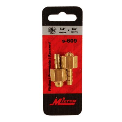 Image showing  1/4 in. FNPT 1/4 in. ID Swivel Hose End Fitting, 2 pc.