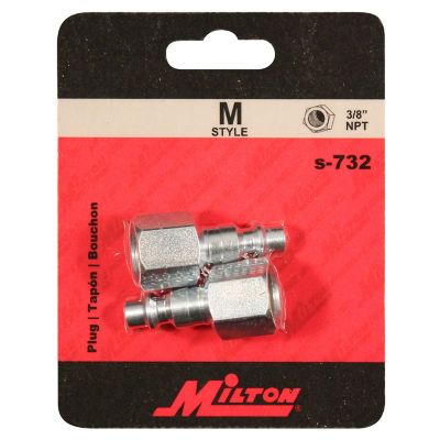 Image showing  3/8 in. FNPT M-Style Plug, 2 pc.