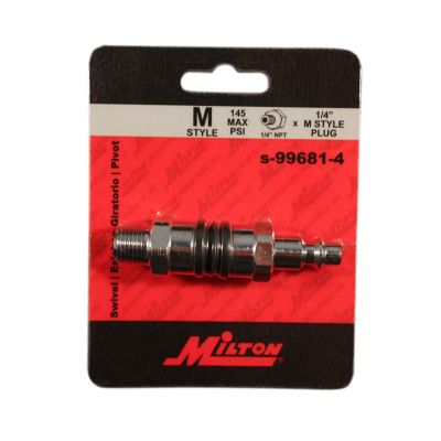 Image showing  1/4 in. MNPT M-Style Swivel Plug