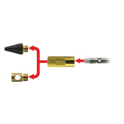 Image showing 4 th Milton 1/4 in. Pistol Grip Air Blow Gun Tool Kit