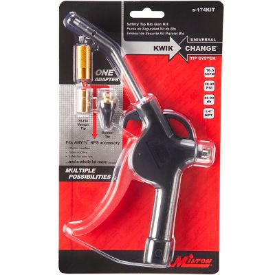 Image showing 5 th Milton 1/4 in. Pistol Grip Air Blow Gun Tool Kit