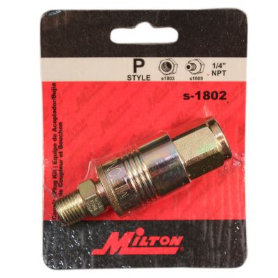 Image showing  1/4 in. NPT P-Style Coupler and Plug Kit