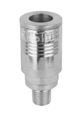 Milton 1/4 in. MNPT P-Style Steel Coupler