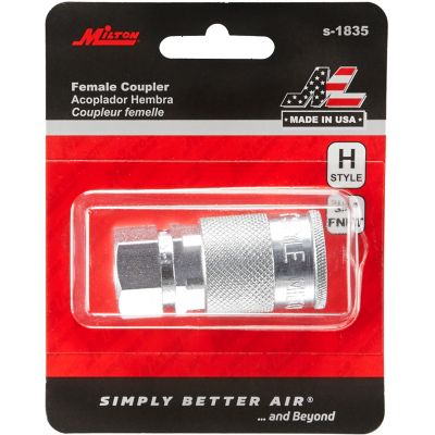 Image showing  3/8 in. FNPT H-Style Steel Coupler