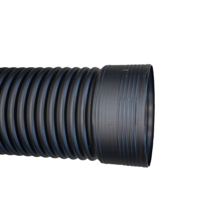 Image showing  48 in. x 20 ft. HDPE Double Wall Corrugated Pipe 4 in. Dia., AASHTO