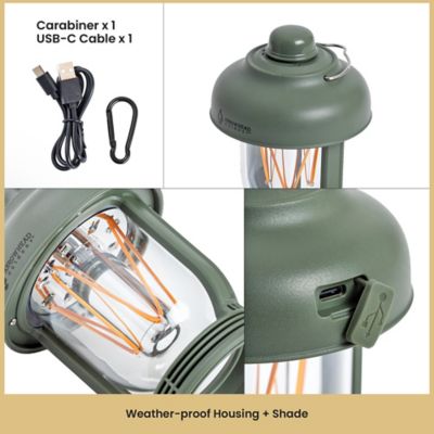 Image showing  280-Lumen 6 in. 4-Lighting-Modes Rechargeable LED Camping Lantern