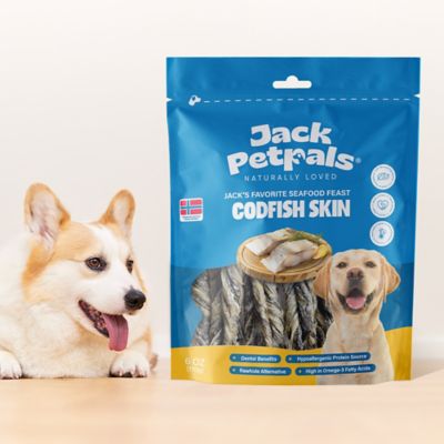 Image showing  Favorite Crafted Seafood Feast Codfish Skin Dog Treats, 6 oz.