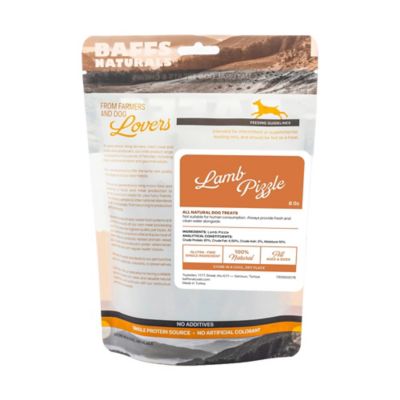 Image showing  All-Natural Premium Lamb Pizzle Dog Chew Treats, 8 oz.